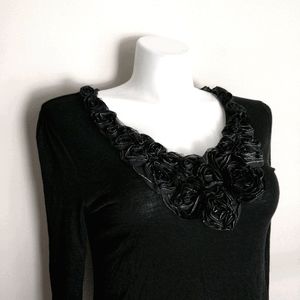 Sparkly Black Long Sleeve Shirt